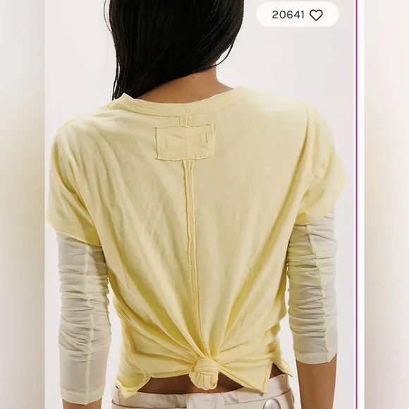 NWOT Free People We The Free Nova Tee - Picture 4 of 7